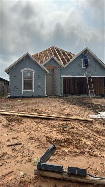 New construction Single-Family house 1218 Wandering Brook Street, Magnolia, TX 77354 Portland (1677-HV-35)- photo