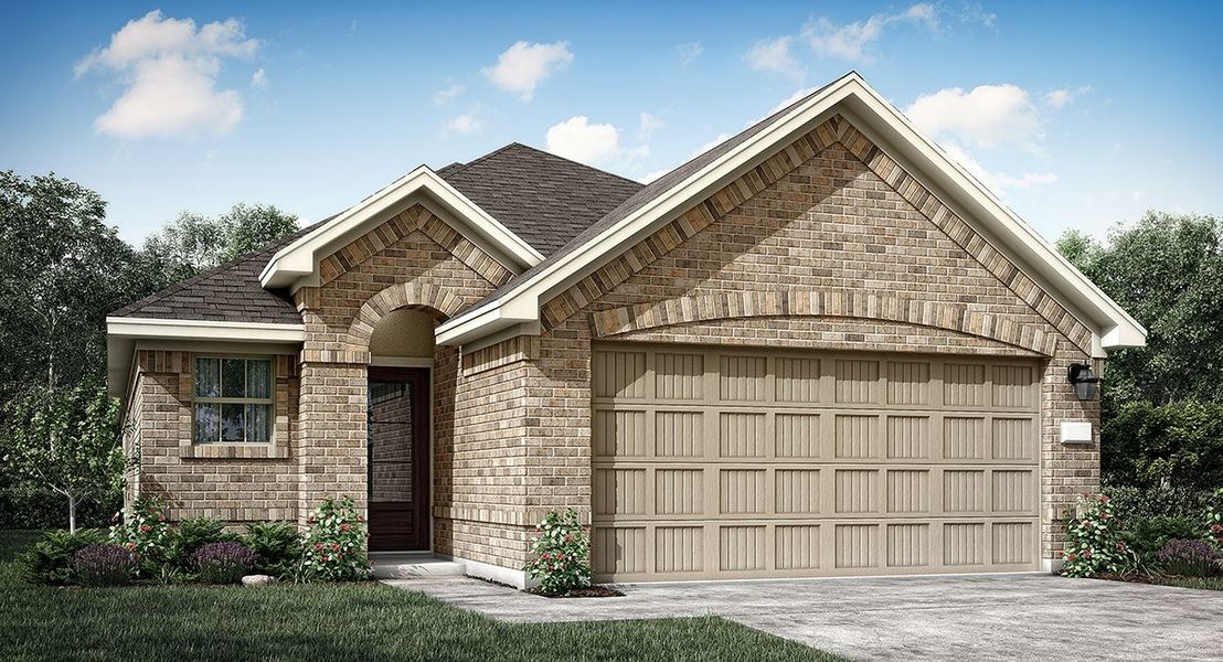 New construction Single-Family house Running Shadow Court, Hockley, TX 77447 Riviera II- photo