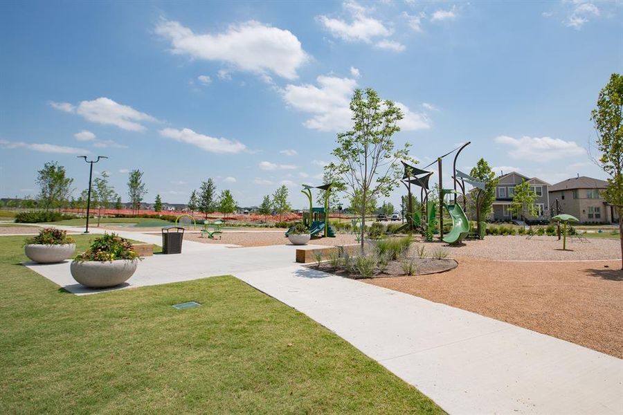 Playground and park area.