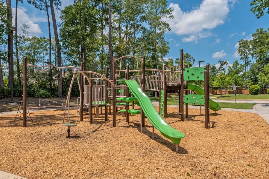 Fully equipped slides and swings allowing the kids to enjoy every moment