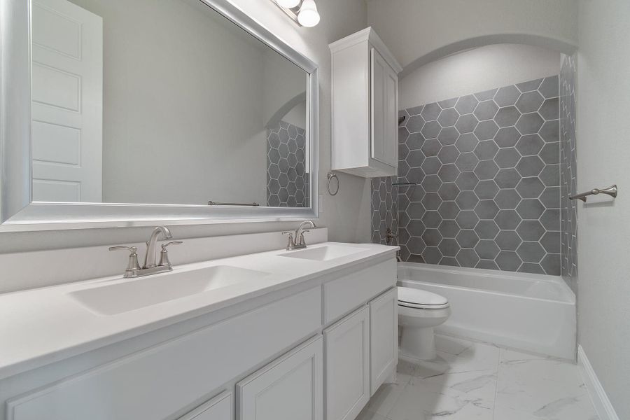 Bathroom 3 | Concept 3634 at The Meadows in Gunter, TX by Landsea Homes