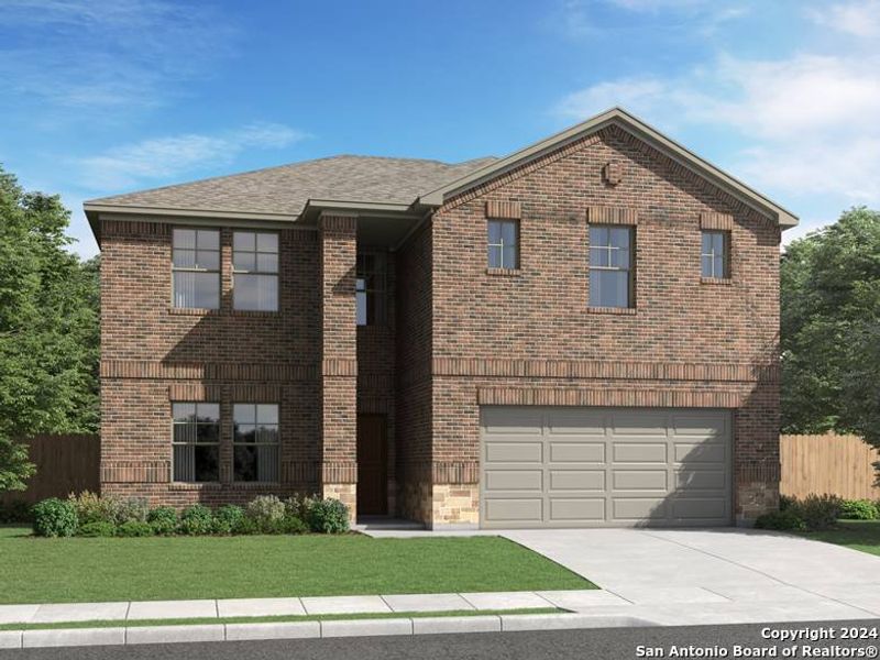 New construction Single-Family house 26014 Scenic Crest Blvd, Boerne, TX 78006 The Kendall (C485)- photo