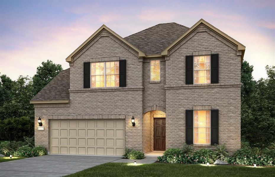 NEW CONSTRUCTION: Breathtaking two-story home available at Wilson Creek Meadows in Celina