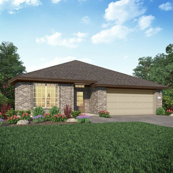 New construction Single-Family house Lantana II, 31403 Dell Valley Lane, Hockley, TX 77447 - photo