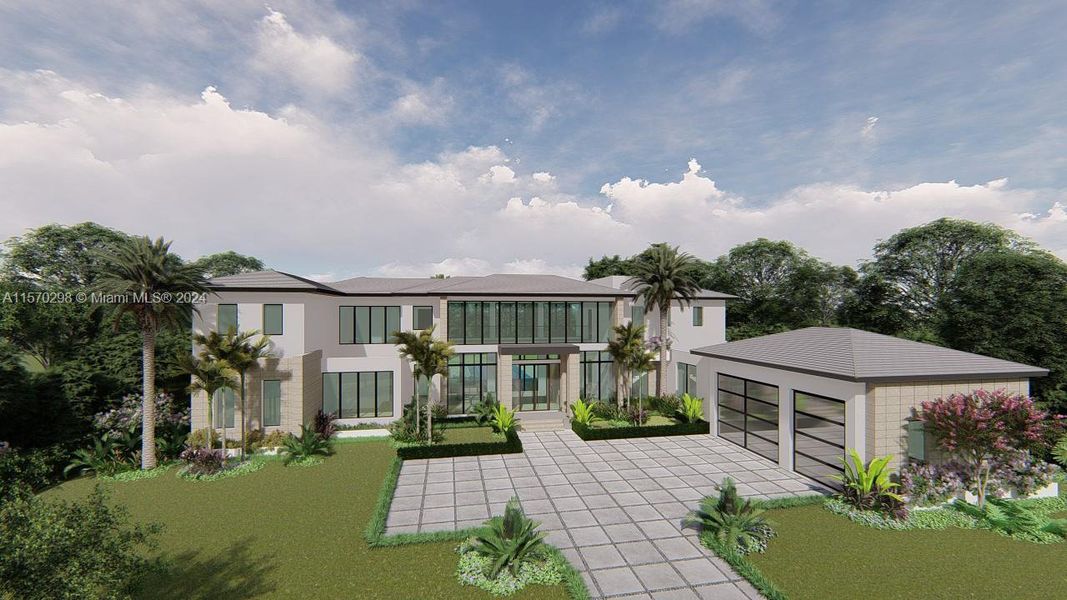 New construction Single-Family house 13805 Old Cutler Rd, Palmetto Bay, FL 33158 - photo