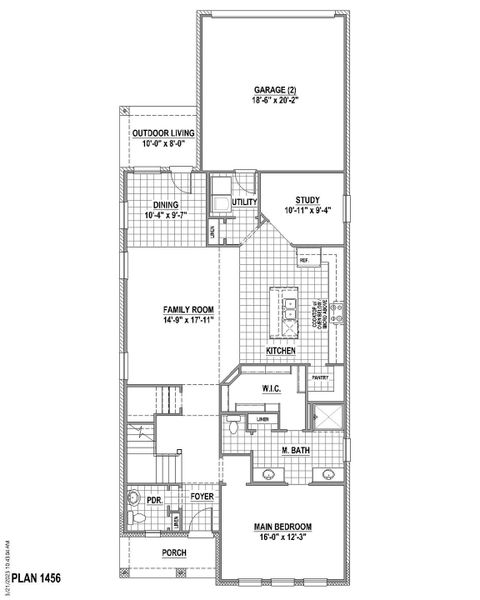 Plan 1456 1st Floor