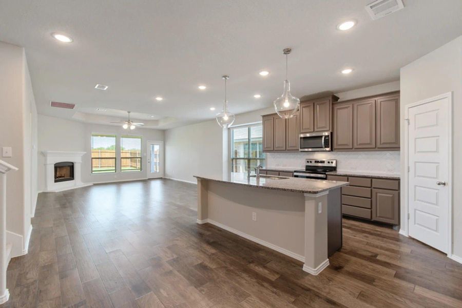 Kitchen | Concept 2870 at Silo Mills - Select Series in Joshua, TX by Landsea Homes