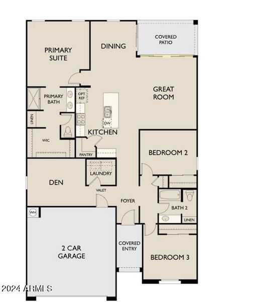 Floor plan left garage Lot 235