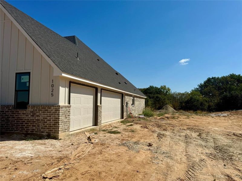 3 car garage and private lot