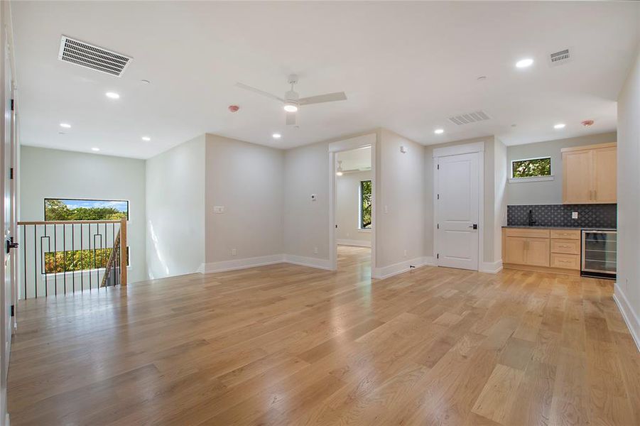 Upstairs living room