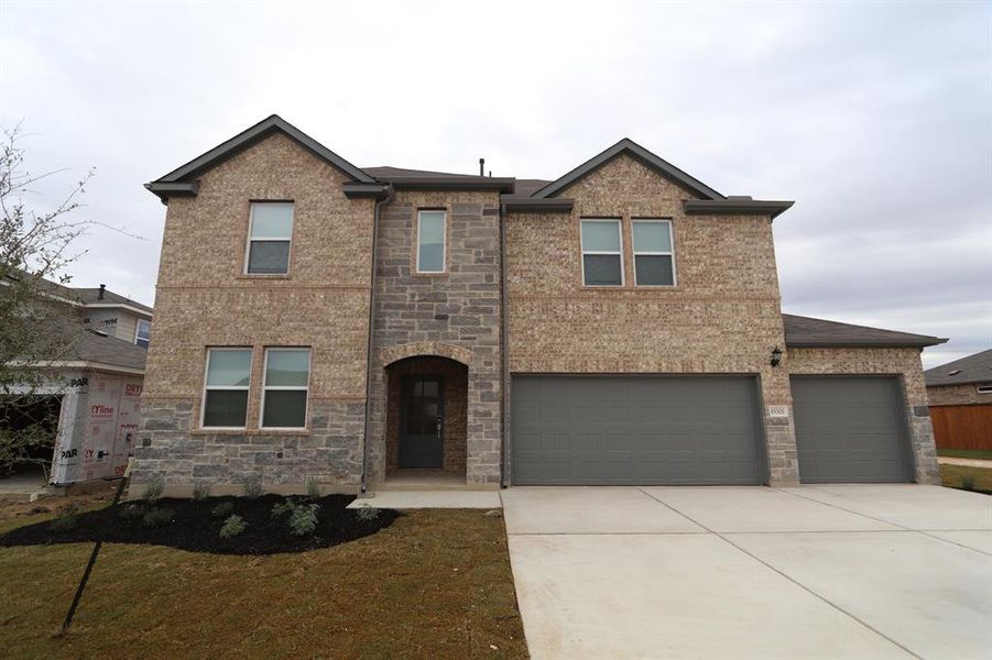 New construction Single-Family house 15301 Ollie Briar St, Pflugerville, TX 78660 Trinity - photo