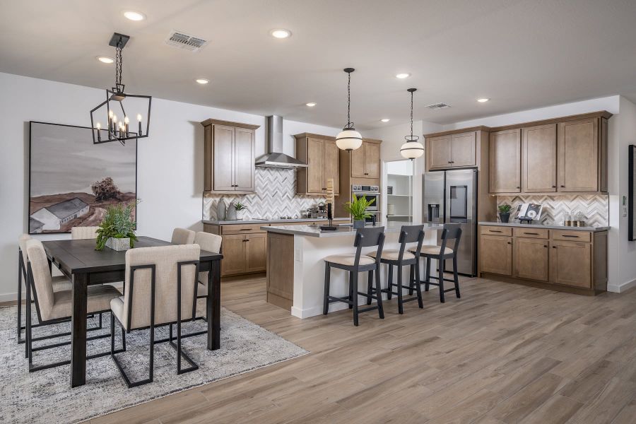 Dining Room & Kitchen | Monument | Wildera – Valley Series | New Homes in San Tan Valley, AZ | Landsea Homes