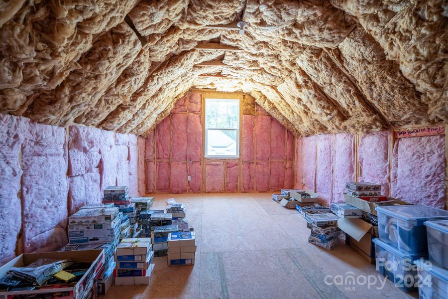 Walk-In Attic/ Potential Bonus Room with Electric and Insulation already done