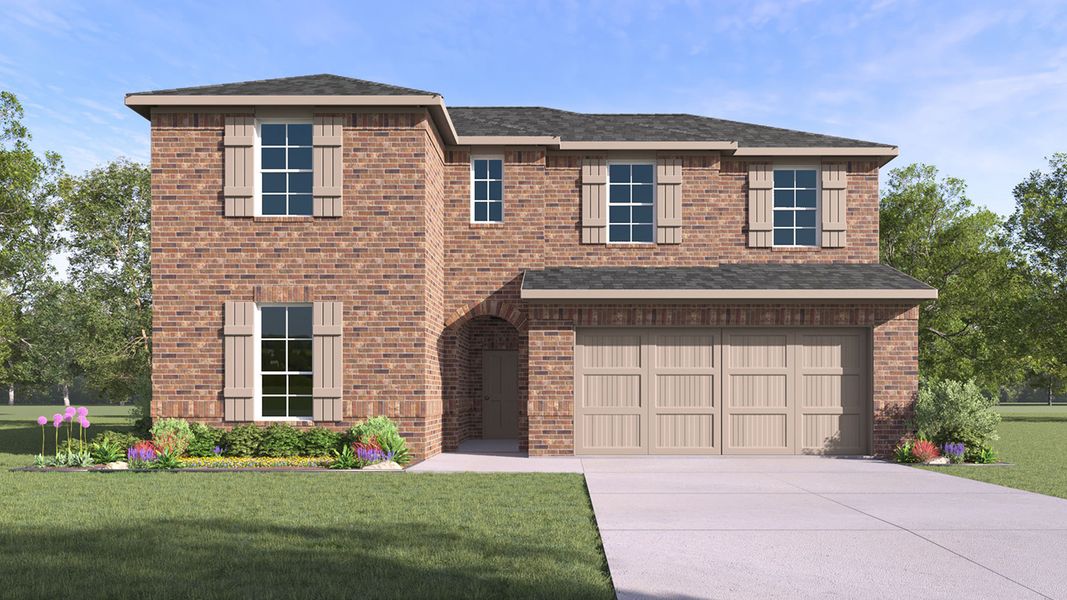 New construction Single-Family house H233 Alpine, 5048 Blazer Way, Garland, TX 75043 - photo