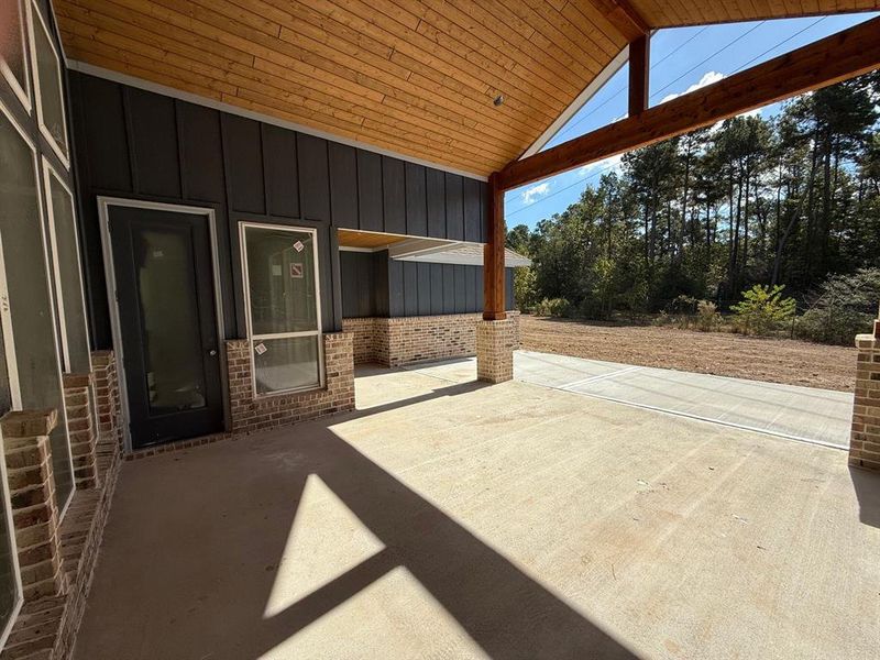 Covered Back Patio