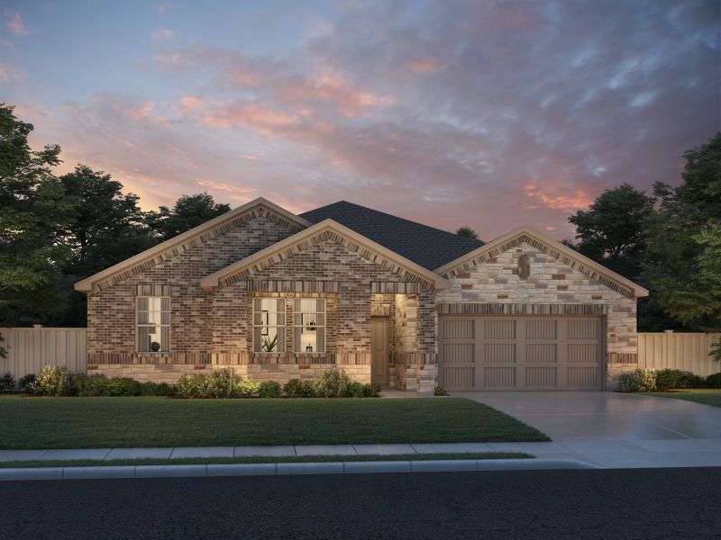 New construction Single-Family house The Plymouth (C525), 176 Bartlett Peak Lane, Dripping Springs, TX 78620 - photo