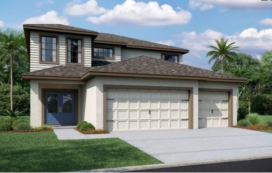 New construction Single-Family house 11376 Weaver Hollow Road, New Port Richey, FL 34654 Portofino- photo