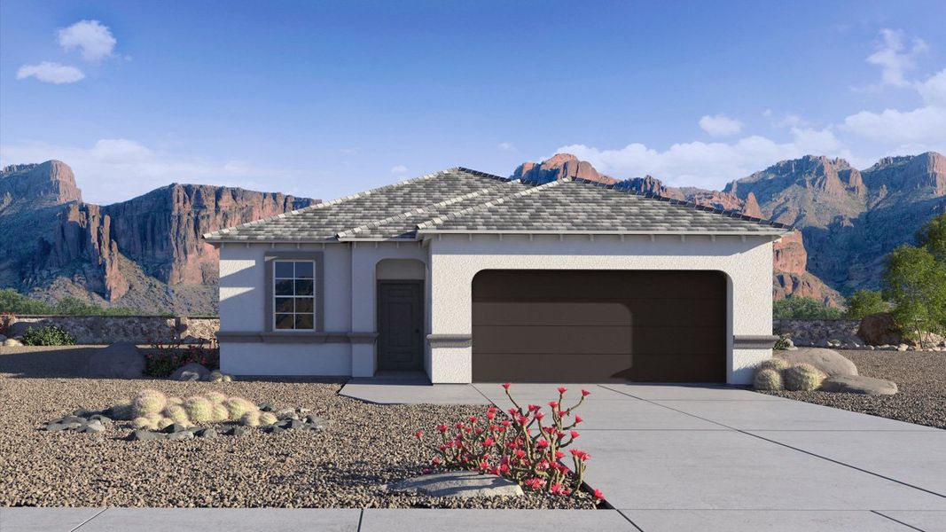 New construction Single-Family house Dalton, 17690 North Piccolo Drive, Maricopa, AZ 85138 - photo
