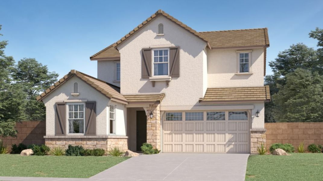 New construction Single-Family house Sycamore Plan 3522, 8340 E. Petra Ave., Mesa, AZ 85212 - photo