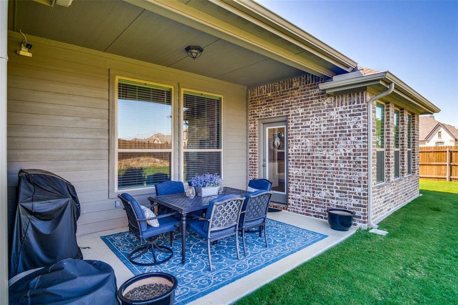 Covered Back Patio