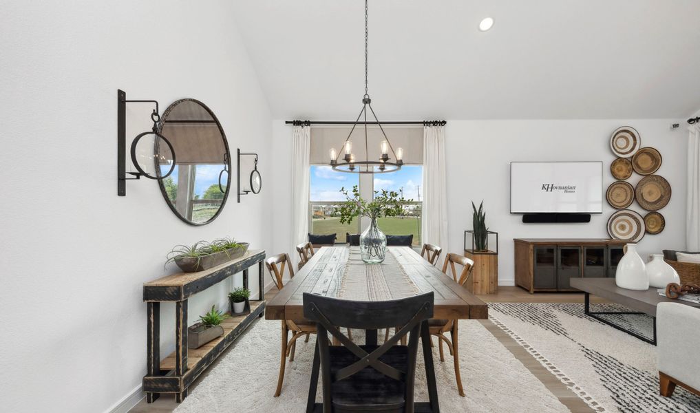 Lovely dining area