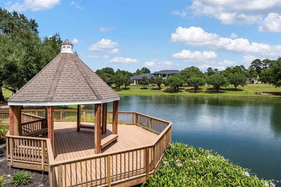 This park is walking distance to this home! It's one of my favorite things about where this is located so I can take my walks around the pond and enjoy the fish/turtles that swim up when my kids feed them. We love it here.