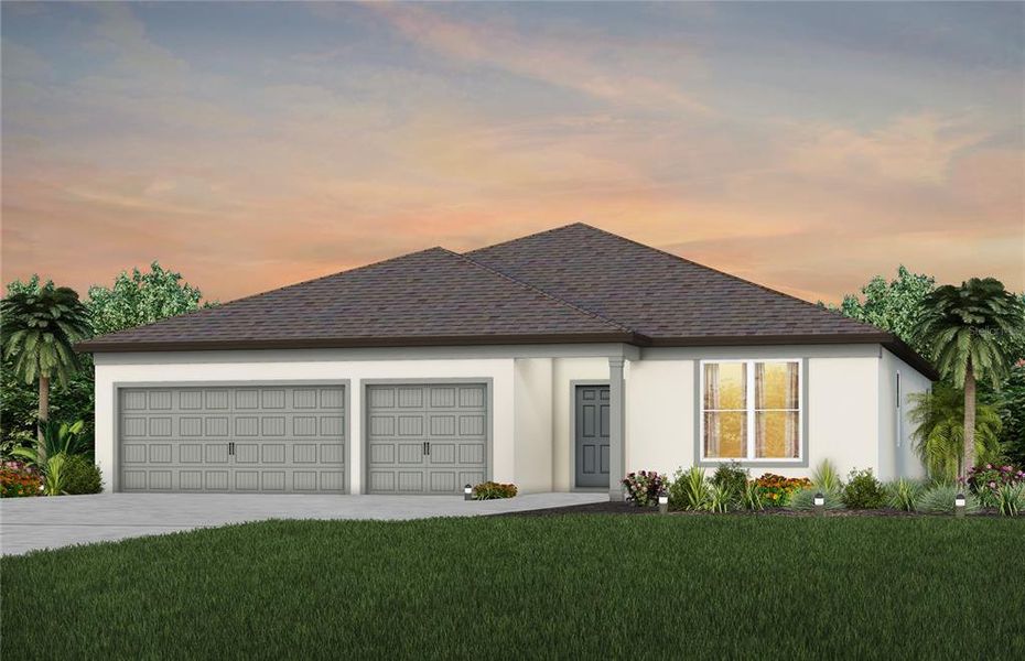 New construction Single-Family house 1086 Michelangelo Ln, Winter Haven, FL 33884 Bayshore- photo