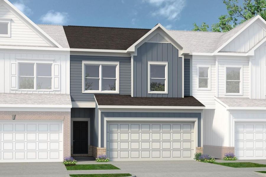 New construction Townhouse house 1084 Chastain Drive, Unit 1084, Sugar Hill, GA 30518  The Maddux II- photo
