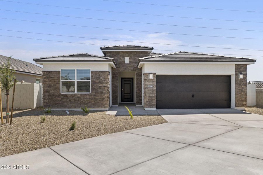 New construction Single-Family house 1810 S 239Th Drive, Buckeye, AZ 85326 Huntsville- photo