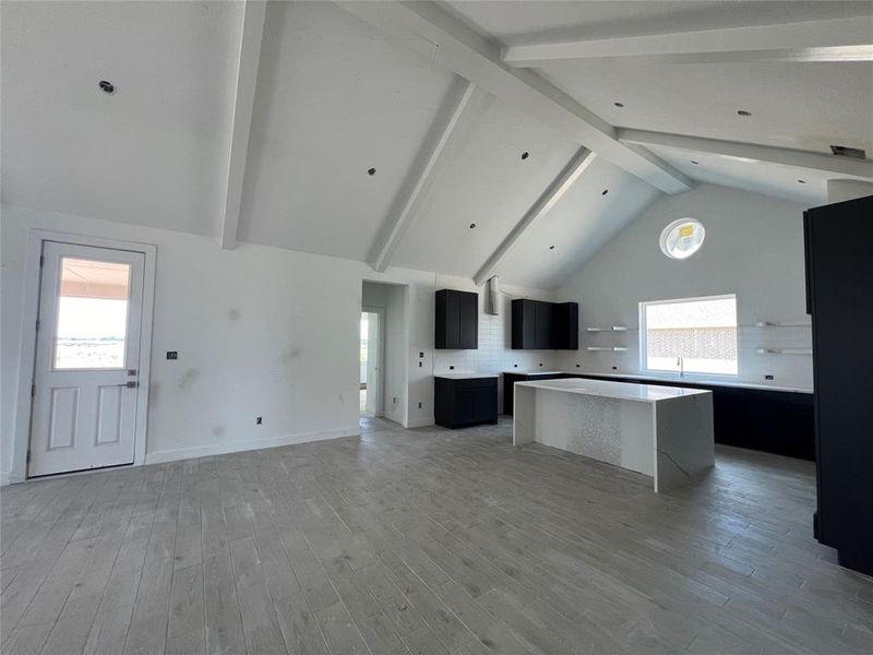 Dining area and kitchen - Still under construction!