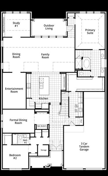 Downstairs Floor Plan