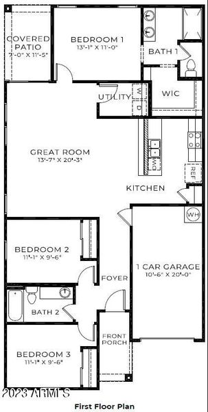 Casey floor plan