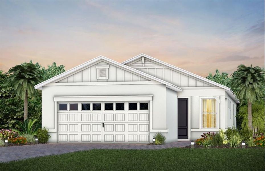 Coastal CO2B Exterior Design. Artistic rendering for this new construction home. Pictures are for illustrative purposes only. Elevations, colors and options may vary.