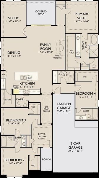 The Laurel Floor Plan