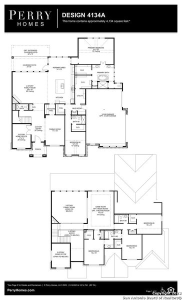 New construction Single-Family house 543 Falcon Cove, San Antonio, TX 78253 Design 4134A- photo