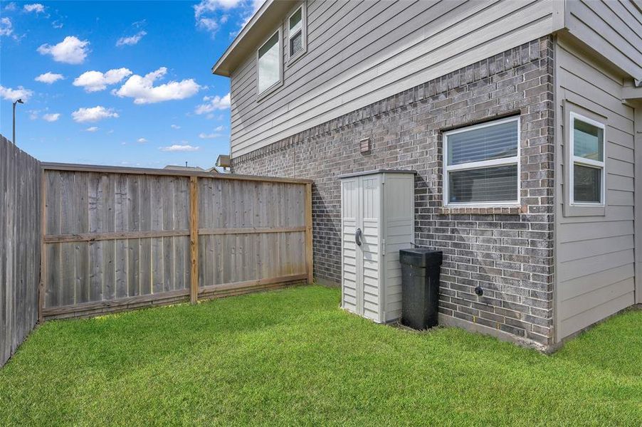 Shed for Water Softening system