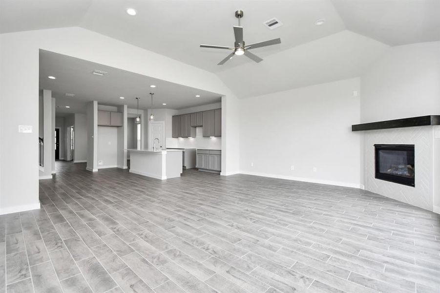 Sample photo of completed home with similar floor plan. Actual colors and selections may vary.