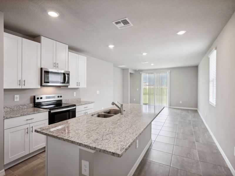 Great Room and Kitchen in the Everglade