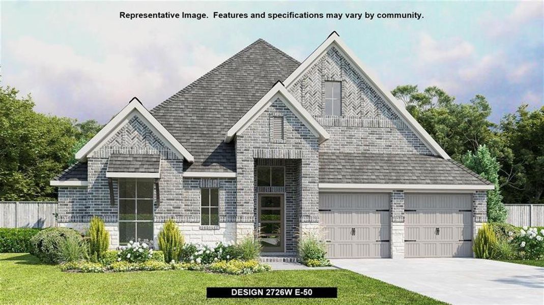 New construction Single-Family house 13420 Meadow Cross Drive, Fort Worth, TX 76008 Design 2726W- photo