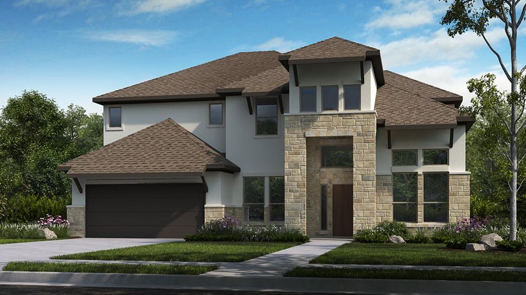New construction Single-Family house 866 Pear Tree Lane, Austin, TX 78737 Sapphire- photo