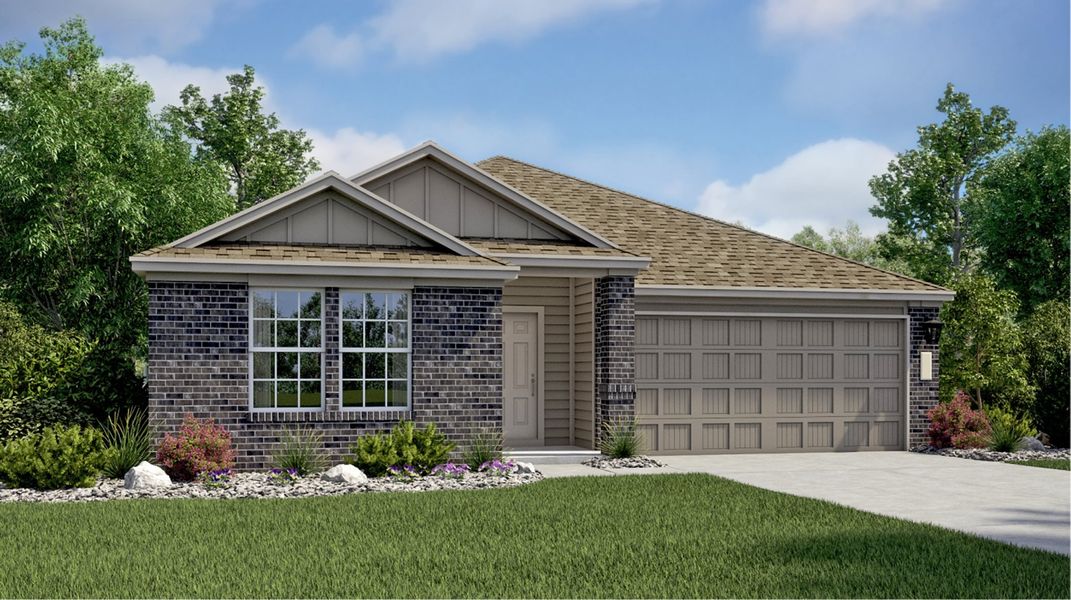 New construction Single-Family house Jardin, 32118 Lemon Mint, Bulverde, TX 78163 - photo