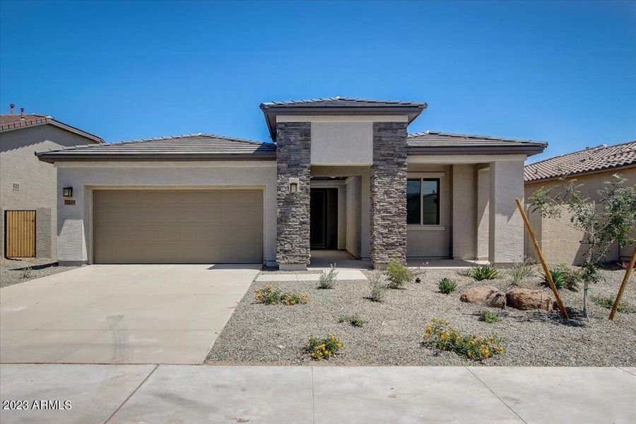 New construction Single-Family house 12114 W Marguerite Avenue, Avondale, AZ 85323 Villagio Series - Belice- photo