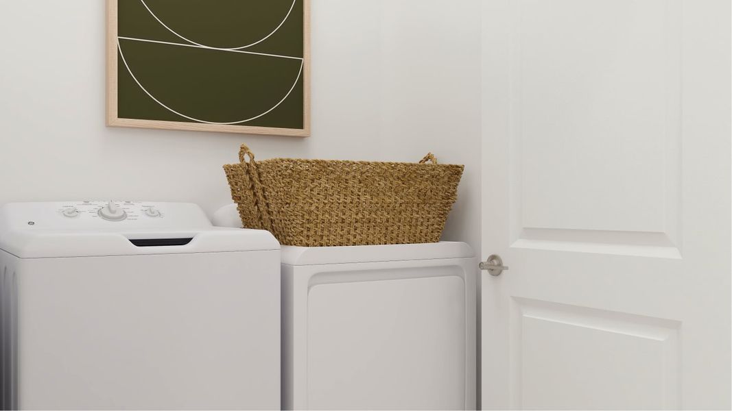 Hibiscus Laundry Room