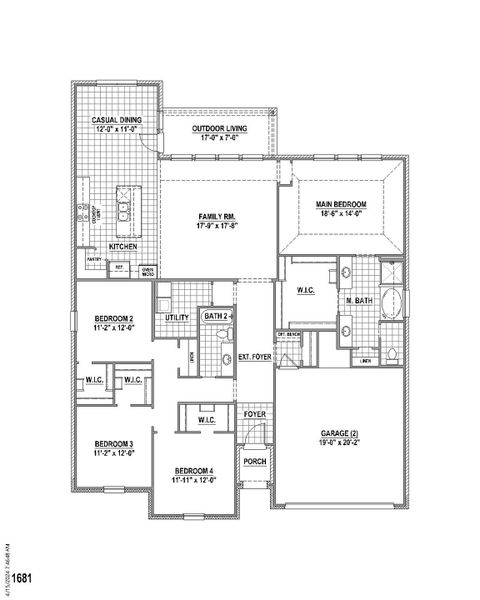 Plan 1681 1st Floor