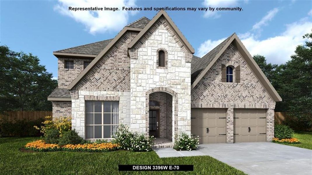 New construction Single-Family house 29831 Breezy Pines Loop, Fulshear, TX 77441 Design 3396W- photo