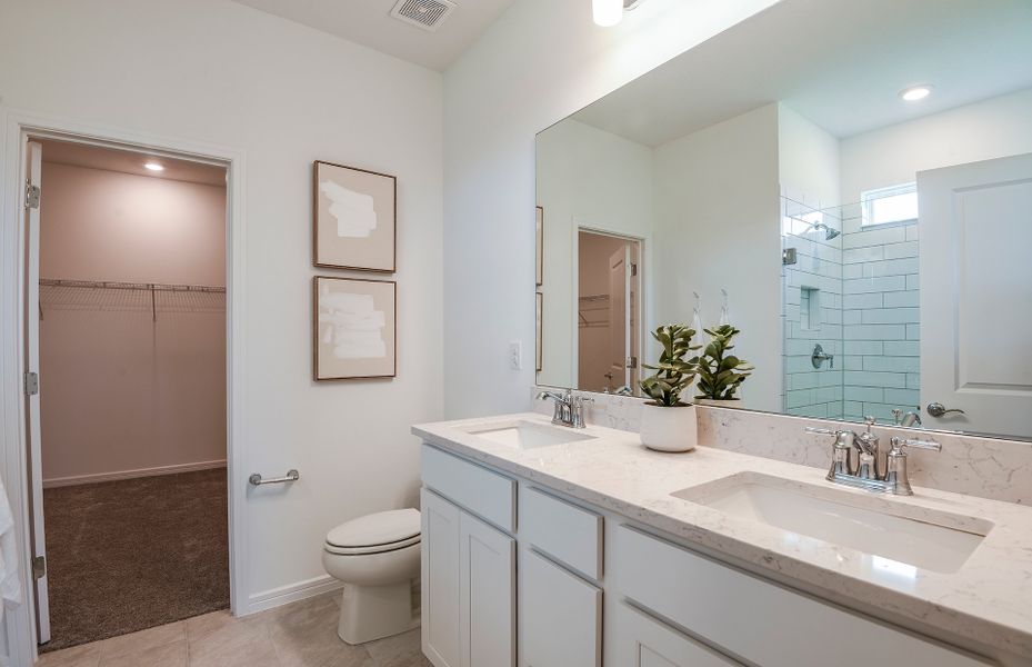 Owner's Bath with Dual Sinks