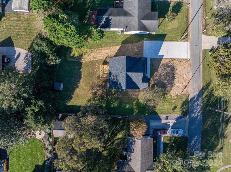 Large lot on a quiet street.