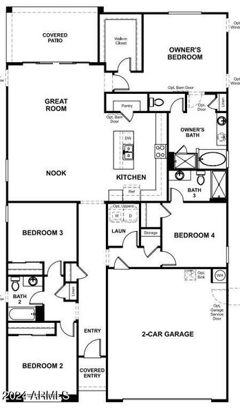 EDO II Slate Floor Plan