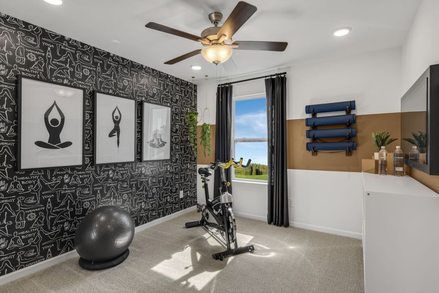Summit Model Home - Fitness Room