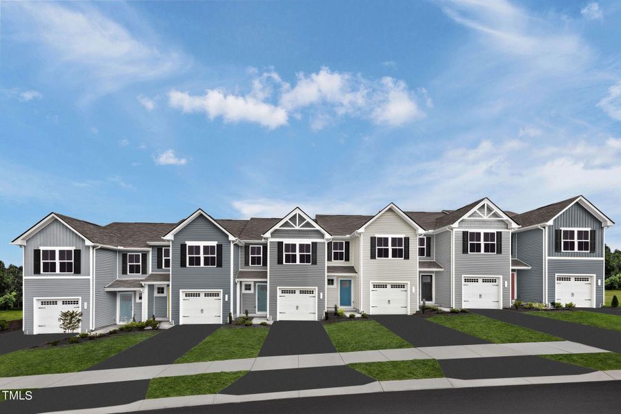 New construction Townhouse house 6698 Gibraltar Rock Drive, Raleigh, NC 27610 - photo